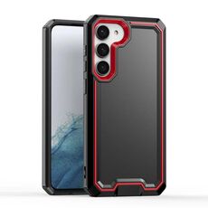 Per Samsung Galaxy S23 + 5G Armor Custodia per telefono TPU + PC bicolore (nero + rosso)