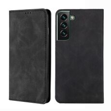 Per Samsung Galaxy S23 + 5G Skin Feel Custodia magnetica orizzontale in pelle a conchiglia (nero)