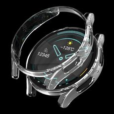 Per Samsung Galaxy Watch5 Pro 45mm Custodia protettiva per orologio a iniezione di carburante (trasparente)