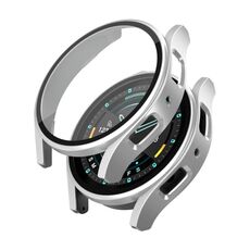 Per Samsung Galaxy Watch5 PC smerigliato + custodia protettiva per orologio integrata con pellicola temperata (argento)