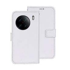 Per vivo X90 Pro+ idewei Custodia per telefono in pelle Crazy Horse Texture (bianca)