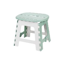 Comodo sgabello portatile ispessito per esterni pieghevole per la casa, colore: verde piccolo