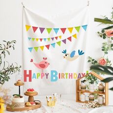 GT282 Panno di sfondo di compleanno La scena della festa organizza le foto dei bambini, dimensioni: 150x200 cm Panno di velluto(12)