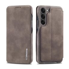 Per Samsung Galaxy S23 5G LC.IMEEKE Hon Ancient Series Custodia per cellulare in pelle (caffè)
