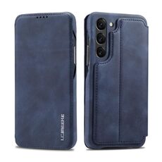 Per Samsung Galaxy S23+ 5G LC.IMEEKE Hon Ancient Series Custodia per cellulare in pelle (blu)