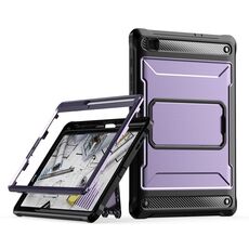 Custodia protettiva per tablet Samsung Galaxy Tab S6 Lite Explorer PC + TPU con slot per penna (viola)