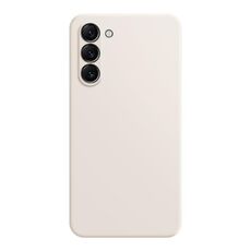 Custodia per telefono in silicone liquido imitazione Samsung Galaxy S23 + 5G (bianca)