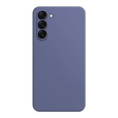 Custodia per telefono in silicone liquido imitazione Samsung Galaxy S23 + 5G (grigio)