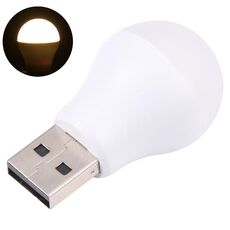 3 LED 5730 SMD USB LED Lampadina notturna, DC 5V (bianco caldo)