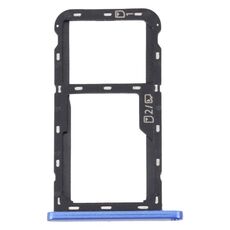 Per ZTE Blade A52 Vassoio scheda SIM + Vassoio scheda SIM / Vassoio scheda micro SD (blu)