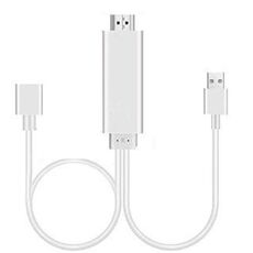 Dongle USB maschio + USB femmina a HDMI maschio Adattatore per cavi HDMI 1080P