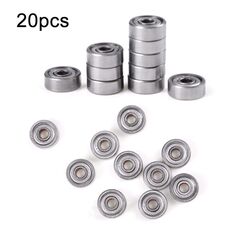 606zz 20pcs Cuscinetti in miniatura Cuscinetti a sfere a gola profonda silenziosi
