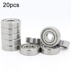 609zz 20pcs Cuscinetti in miniatura Cuscinetti a sfere a gola profonda silenziosi
