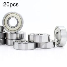 6000zz 20pcs Cuscinetti in miniatura Cuscinetti a sfere a gola profonda silenziosi