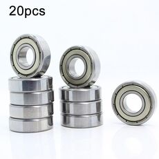6001zz 20pcs Cuscinetti in miniatura Cuscinetti a sfere a gola profonda silenziosi