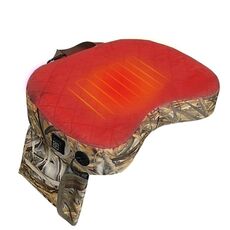 Cuscino riscaldato regolabile mimetico portatile da esterno 3 marce 40x27x7cm (canna)