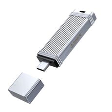 Unità flash USB ORICO a stato solido, lettura: 520 MB/s, scrittura: 450 MB/s, memoria: 256 GB, porta: tipo C (argento)
