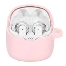 Custodia protettiva in silicone per auricolari JBL Tune Flex (rosa)