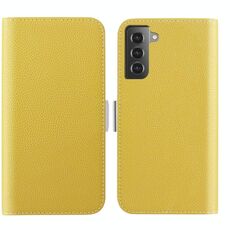 Per Samsung Galaxy S23 5G Candy Color Litchi Texture Custodia in pelle per telefono (giallo)