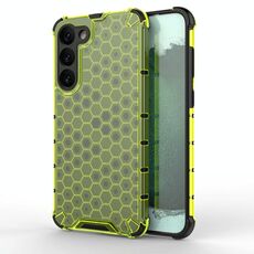 Per Samsung Galaxy S23 + 5G antiurto PC a nido d'ape + custodia protettiva in TPU (verde)
