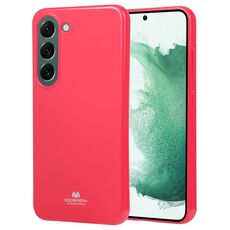 Per Samsung Galaxy S23 5G GOOSPERY PEARL JELLY Custodia per telefono in TPU antiurto (rosa rossa)