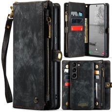 Per Samsung Galaxy S23+ 5G CaseMe 008 Custodia in pelle multifunzionale staccabile (nero)