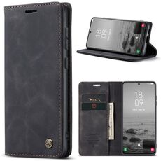 Per Samsung Galaxy S23+ 5G CaseMe 013 Custodia multifunzionale orizzontale in pelle a conchiglia (nero)