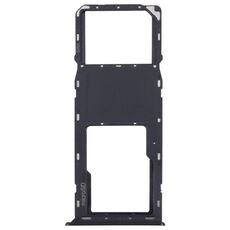 Per Samsung Galaxy A03s SM-A037U Vassoio scheda SIM originale + vassoio scheda Micro SD (nero)