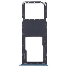 Per Samsung Galaxy A03s SM-A037U Vassoio scheda SIM originale + vassoio scheda Micro SD (blu)