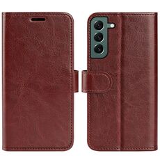 Custodia in pelle per Samsung Galaxy S23+ 5G R64 Texture (marrone)