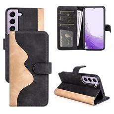 Per Samsung Galaxy S23 5G Custodia per cellulare in pelle con cuciture orizzontali (nero)