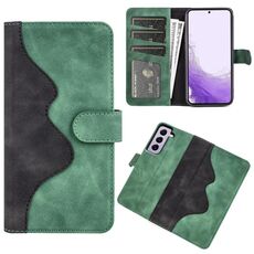 Per Samsung Galaxy S23 5G Custodia per cellulare in pelle con cuciture orizzontali (verde)