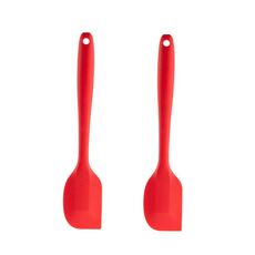 2 pentole in silicone antiaderenti resistenti alle alte temperature, stile: raschiare (rosso)