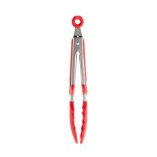2 pentole in silicone antiaderenti resistenti alle alte temperature, stile: fermaglio per alimenti (rosso)