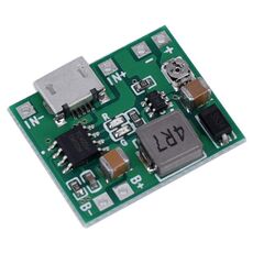 M-TY01 3pcs 3.7V 18650 batteria al litio a cella singola modulo convertitore di tensione boost regolabile con circuito di ricarica