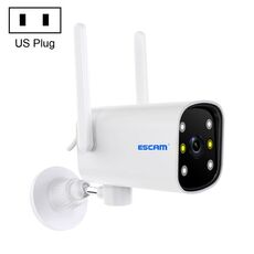 ESCAM PT301 3MP 1296P HD Telecamera IP PTZ wireless per interni IR Visione notturna AI Rilevazione umanoide Monitor CCTV di sicurezza domestica, Tipo di spina: Spina americana (bianca)