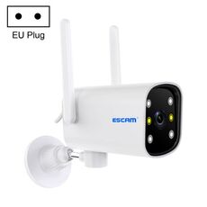 ESCAM PT301 3MP 1296P HD Telecamera IP PTZ wireless per interni Visione notturna IR AI Rilevamento umanoide Monitor CCTV di sicurezza domestica, Tipo di spina: Spina europea (bianca)