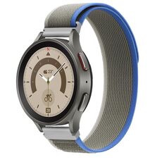 Cinturino per orologio in nylon con anello universale da 20 mm (grigio blu)