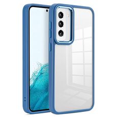 Per Samsung Galaxy S23 5G Custodia morbida in TPU acrilico trasparente (blu sierra)
