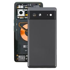 Per il coperchio posteriore della batteria di Google Pixel 6 con cornice centrale (nero)