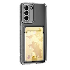 Custodia per telefono trasparente antiurto per Samsung Galaxy S23 + 5G (trasparente)