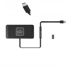 Caricabatterie wireless per tappetino antiscivolo per auto con interfaccia TYPEC C1 da 15 W (30 cm)