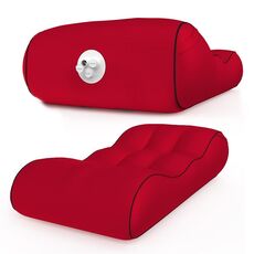 Sedile pieghevole per divano gonfiabile automatico one-touch portatile da esterno 1832B (rosso vino)