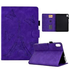 Custodia Smart Tablet in pelle goffrata per Lenovo Tab P11 Tower (viola)