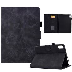 Custodia Smart Tablet in pelle goffrata per Lenovo Tab P11 Tower (nera)