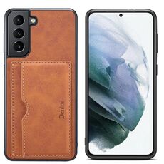 Per Samsung Galaxy S23+ 5G Denior PU Custodia per telefono con slot per scheda singola (marrone)