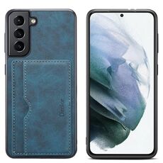 Per Samsung Galaxy S23+ 5G Denior PU Custodia per telefono con slot per scheda singola (blu)