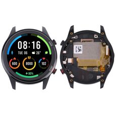 Schermo LCD originale per Xiaomi Mi Watch / Watch Color Sport / Watch Revolve Active Digitizer Assemblaggio completo con cornice (nero)