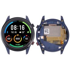 Schermo LCD originale per Xiaomi Mi Watch / Watch Color Sport / Watch Revolve Active Digitizer Assemblaggio completo con cornice (blu)