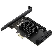PCIE X1 a 10 porte SATA3.0 Rotary Card Computer Desktop Disco rigido a stato solido